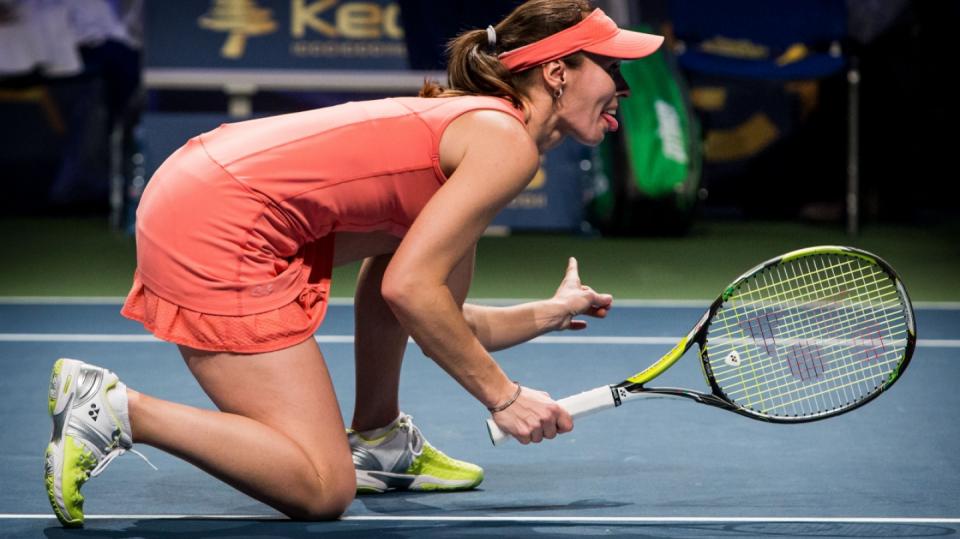 Martina Hingis si užívá vítězství